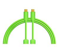 DJ TechTools Chroma Cables USB-C to USB-C Cable, 1m (Green)