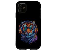 DJ Tiger Music Headphones Music Producer House Beatmaker Case for iPhone 11