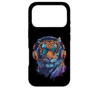 DJ Tiger Music Headphones Music Producer House Beatmaker Case for iPhone 17 Pro