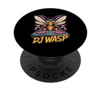 DJ Wasp Buzzing Beats With Electric Style PopSockets Adhesive PopGrip