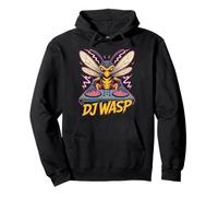 DJ Wasp Buzzing Beats With Electric Style Pullover Hoodie