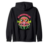 Dj Watermelon Fun Beat Music Enthusiast Zip Hoodie