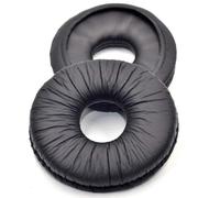 DJ1200 Replacement Ear Pads Cushions Compatible with Technics RP-DJ1200 DJ 1200 DJ1210 DJ 1205 DJ Headphones, Soft High Protein Leather Earpads Black
