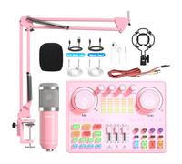 DJ20 Sound Card and BM800 Pink Cantilever Set (48V)