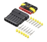 Dj7021-1.5 Automobile Harness Connector 1p2p3p4p5p6p Motorcycle Lamp Hid Male Female Butt Joint Sealed Waterproof Socket(6p,1sets)