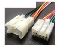 Dj7061a-2.3 Car Harness Connector 6/8 / 10/12 Pin CD Audio Power Mg620153 Cable Male Female Butt Socket Wire Length 15cm(8p strip line,5sets)