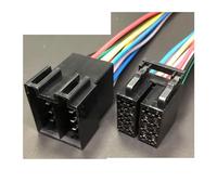 Dj7082-3.5 Automotive Wire Harness Connector 8p16p / 8 Pin 106455-1 Female to Male Audio Cable Length 15cm(16p strip line,5sets)