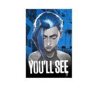 DJAGBW Arcane Posters You'll See Canvas Poster Wall Art Decor Print Picture Paintings for Living Room Bedroom Decoration 08x12inch(20x30cm)