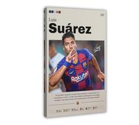 DJAGBW Football Stars - Luis Suarez Poster Canvas Poster Wall Art Decor Print Picture Paintings for Living Room Bedroom Decoration 16x24inch(40x60cm)