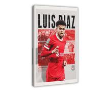 DJAGBW Luis Diaz Liverpool Poster Canvas Poster Wall Art Decor Print Picture Paintings for Living Room Bedroom Decoration 20x30inch(50x75cm)