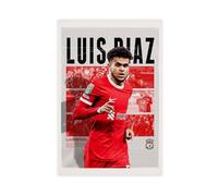 DJAGBW Luis Diaz Liverpool Poster Canvas Poster Wall Art Decor Print Picture Paintings for Living Room Bedroom Decoration 20x30inch(50x75cm)