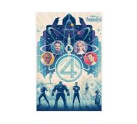 DJAGBW The Fantastic Four Canvas Poster Wall Art Decor Print Picture Paintings for Living Room Bedroom Decoration 16x24inch(40x60cm)