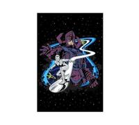 DJAGBW The Fantastic Four First Steps Canvas Poster Wall Art Decor Print Picture Paintings for Living Room Bedroom Decoration 16x24inch(40x60cm)