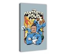 DJAGBW The Fantastic Four First Steps Canvas Poster Wall Art Decor Print Picture Paintings for Living Room Bedroom Decoration 20x30inch(50x75cm)