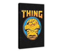 DJAGBW The Fantastic Four First Steps Canvas Poster Wall Art Decor Print Picture Paintings for Living Room Bedroom Decoration 24x36inch(60x90cm)