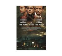 DJAGBW The Place Beyond The Pines Movie Poster Canvas Poster Wall Art Decor Print Picture Paintings for Living Room Bedroom Decoration 24x36inch(60x90cm)