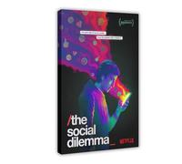 DJAGBW The Social Dilemma Canvas Poster Wall Art Decor Print Picture Paintings for Living Room Bedroom Decoration 12x18inch(30x45cm)