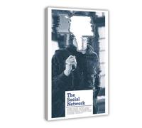 DJAGBW The Social Network Film Poster Canvas Poster Wall Art Decor Print Picture Paintings for Living Room Bedroom Decoration 08x12inch(20x30cm)
