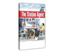 DJAGBW The Station Agent Canvas Poster Wall Art Decor Print Picture Paintings for Living Room Bedroom Decoration 24x36inch(60x90cm)
