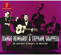 DJANGO & GRAPPELLI,STEPHANE REINHARDT - ABSOLUTELY ESSENTIAL 3 CD NEW