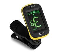 Django Guitar Tuner by Pick Geek | for Acoustic, Bass, Electric, Ukulele, Violin, & Classical Guitars | Fast and Accurate | Includes Chromatic Tuning | Clip-on and Easy To Use | Battery Included