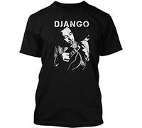 Django Reinhardt Jazz Guitar Men's T-Shirt Cotton T-Shirt Black L
