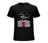 Django Unchained Quentin Tarantino Movie Men Black Cotton T-Shirt Print Tee Shirts M