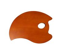 DJAR Wooden Paint Palette Artist, Art Pallets for Painting, 16 x 12 inches, Premium Cherry Wood, for Acrylic, Oil Painting