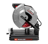 DJBL 355mm Brushless Metal Cutting Saw 3500W 3 Cutting Speeds 45° Angle Capability, 66 Teeth Ferrous Metal Blade, 220V