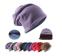 DJC BOUTIQUE Chemo Headwear Beanie Hat Soft Fleece Lined Running Thermal Warm Jersey Closed Cap Turban Headwrap Scarf Sports Light Pink