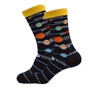 DJC BOUTIQUE Planet Socks - Size 5 to 9 Mars Moon Jupiter Saturn Neptune Earth Mercury