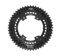 DJC Stone 110bcd Round Double Chainring for Shimano 105 R7100 UT R8100 DA R9200 Road Bike 56-42T 55-40T 54-40T 53-39T 52-36T 50-34T 48-33T 46-32T(Round 56-42T)