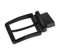 DJCAIZYY 1 3/8" (35mm) Belt Buckle Replacement Buckle Reversible Classic Business Buckle Black Silver, Black, 1 3/8" (35mm)