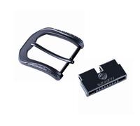 DJCAIZYY 1.5" (38mm-40mm) Replacement Belt Buckle for Men and Women Buckles Black, Black, Large