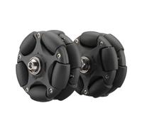 DJCRAWLER 58mm Omni Rack Easy Wheels (Quiet Version) for Brompton Folding Bike & Electric Bicycle, 0KG Load Omni-Direction Roller Replacement Accessories with Bearing [M6x45MM/60MM Screws] (Gray), L