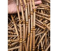DJCYGG Bamboo Beaded Door Curtain Décor String Bead Curtain,Hanging Beads Curtain for Doorways,Fly Screen Curtain for Living Room Partition Retro Style,Customizable (60 Strands 90cm x 195cm)