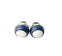 DJDLFA 10pcs Two Pins 12mm DIY Reset Small-sized Push Button Switch Momentary Electrical Power Horn Switches(WHITE)