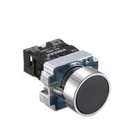 DJDLFA 1Pcs Button Switch Self Reset Small Mushroom Head Emergency Stop 22mm Knob Key Start Inching Power on XB2-BG21 XB2-BA42 XB2-BS54(XB2-BA21)