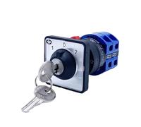 DJDLFA YMW26 LW26-25YS3/2S Lock Key 25A 3 Position Rotary Switch Battery Car Two Groups Of Dual Power Switching Using Motor Reverse