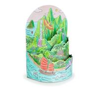DJECO 3D coloring pages - At the top of my island