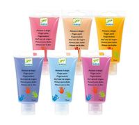 Djeco - 6 finger paint's tubes - sweet