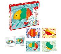 Djeco Children's Finger Painting Easy Clean Spread and Mix Colours