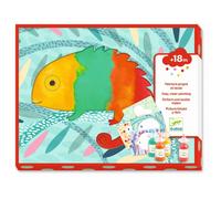 Djeco Children's Finger Painting Easy Clean Spread andMix