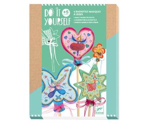 Djeco DIY Fairy Wands - Children's Make Your Own Wands Craft Kit