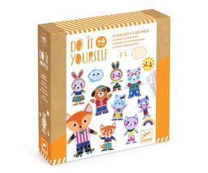 Djeco DJ07919 Do It Yourself Funky Family Magnets