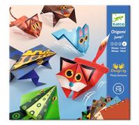 Djeco DJ08702 Origami Jumping Animals - 24 Origami Sheets