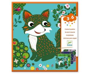 Djeco DJ09093 Small Gift for Little Ones-Scratch Cards, Mixed