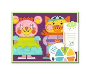 Djeco DJ09133 Palette Painting For Little Ones - Chubby Cheeks