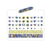 Djeco DJ09253 120 Nail Stickers Moonlight Reflections