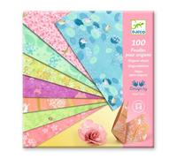 Djeco DJ09303 Origami Haru - 100 Origami Sheets